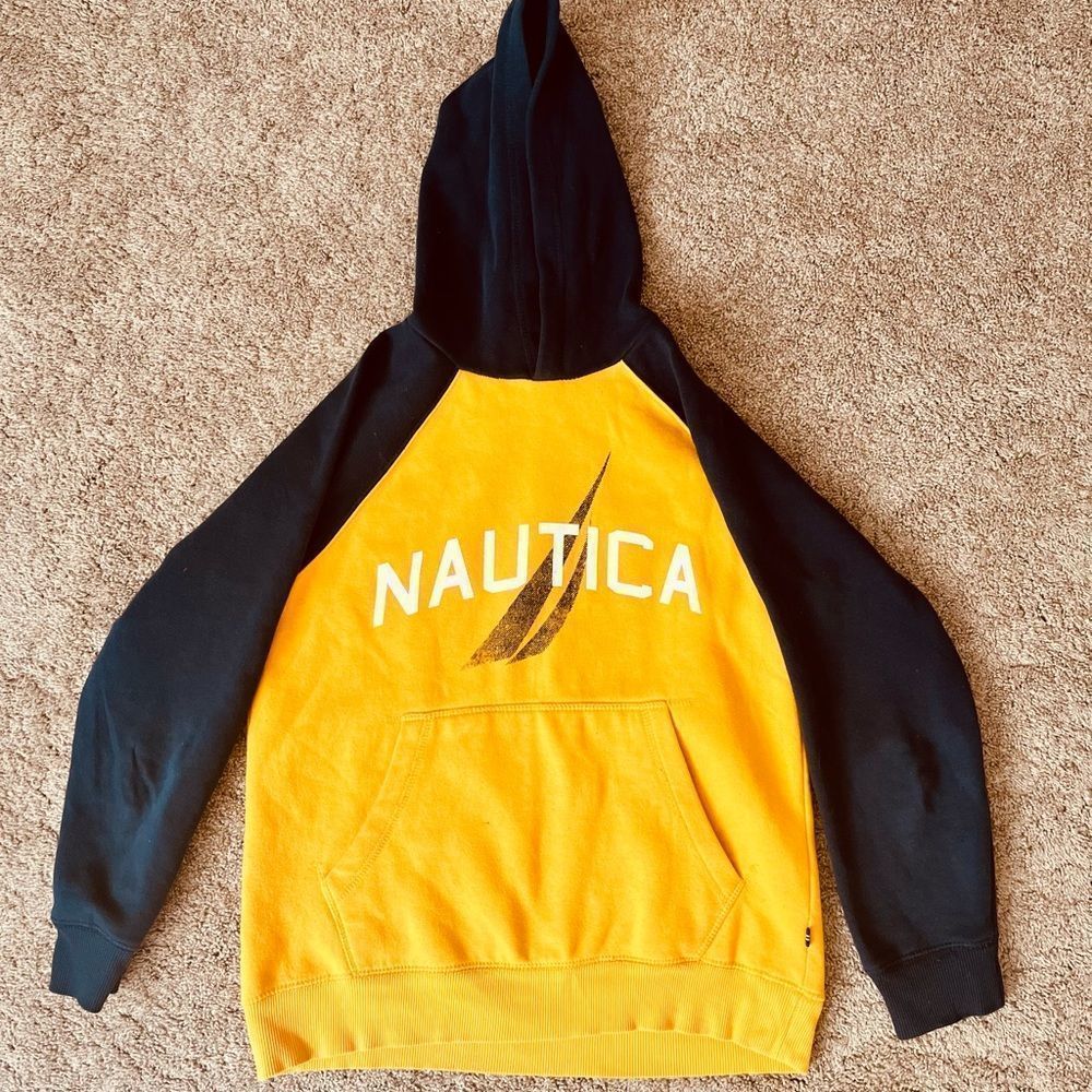 Nautica Boys Colorblock Fleece Hoodie - Picture 2 of 5
